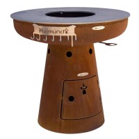 Дров'яний гриль ReMundi NERO L 105