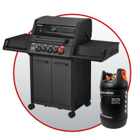 Гриль газовый Enders Monroe Pro 3 SIK Turbo SHADOW+ балон 24,5 л