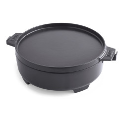 Чугунная кастрюля Weber Duo Gourmet BBQ System, 6,8 л Чугунная кастрюля Weber Duo Gourmet BBQ System, 6,8 л