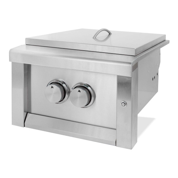 Купить Двойная встроенная конфорка с крышкой GRILLI - 888004 в магазине Grill Point