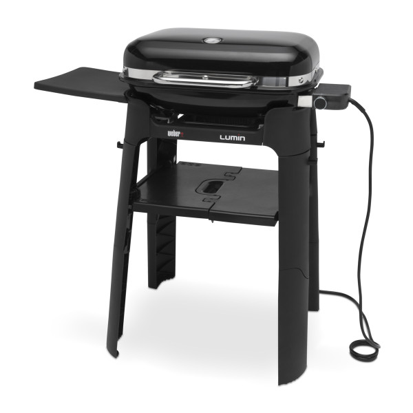 Купить Гриль електричний Weber Lumin Compact з підставкою, чорний - 91010853 в магазине Grill Point