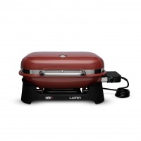Гриль електричний Weber Lumin, червоний