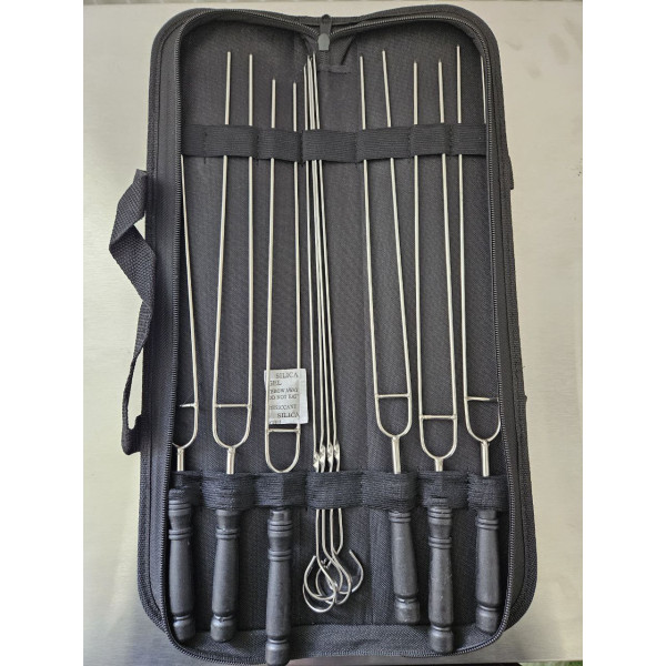 Купить Набор шампуров 6+4 шт в чехле GRILLI - 9627 в магазине Grill Point