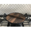 Чугунный вок (котел) 35.5*10см с деревянной крышкой GRILLI - 9637 фото_4 