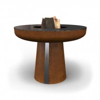 Гриль-вогнище на дровах AHOS BIG SPHERE, 100 см, іржавий