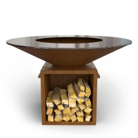 Дров'яний гриль-мангал AHOS BIG, іржавий