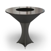 Дров'яний гриль-мангал AHOS OLYMPIC 1000, чорний