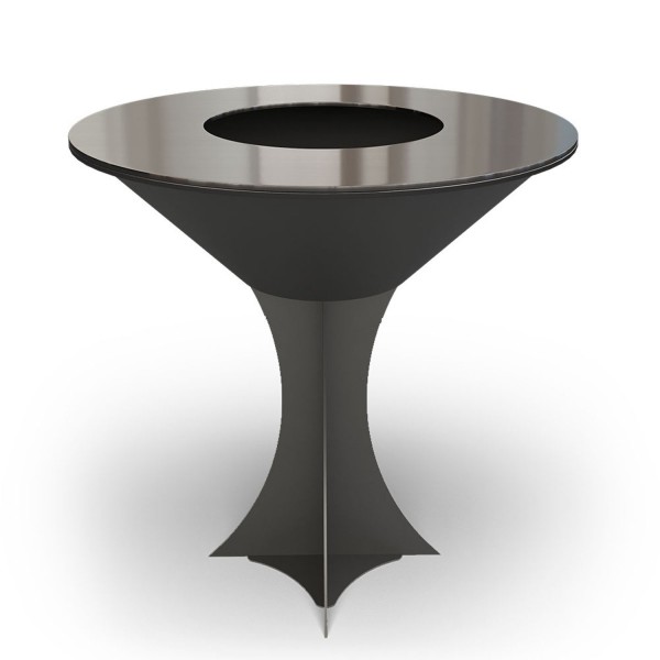 Купить Дров'яний гриль-мангал AHOS OLYMPIC 1000, чорний - AHOS_OLYMPIC_1000_BL в магазине Grill Point