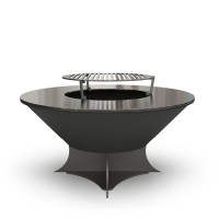 Дров'яний гриль-мангал AHOS OLYMPIC 750 LOW, чорний