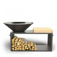 Дров'яний гриль-мангал AHOS PRO, чорний