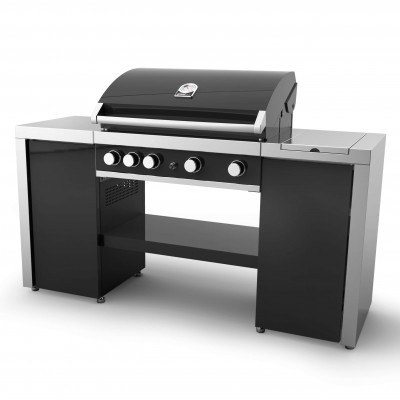 Гриль-станція Maxim GT4 Island Set (Maxim GT4 + тумба + бічна конфорка)