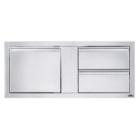 Встроенный элемент с 2 выдвижными ящиками и отсеком с дверью 107 х 41 см Napoleon