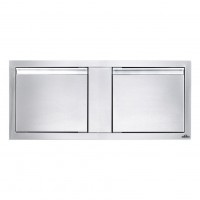 Встроенная дверь двухстворчатая поперечная 107х41 см Napoleon