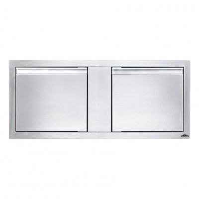 Вбудовані двері двостулкові поперечні 107х41 см Napoleon 