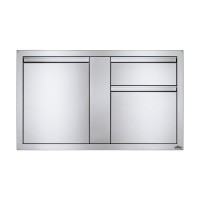 Встраиваемый элемент с выдвижным ящиком, отсеком для мусора и отсеком с дверью, большой 107х61 см Napoleon