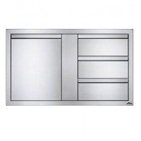 Встраиваемый элемент с 3-мя выдвижными ящиками и отсеком с дверью, большой 107х61 см Napoleon