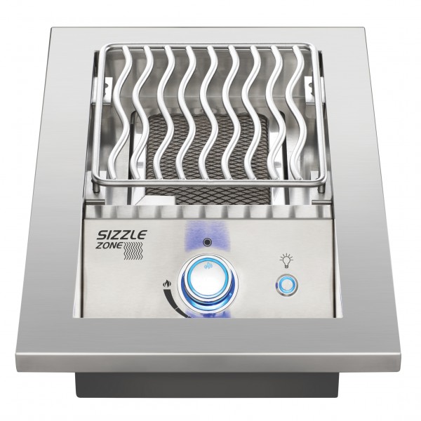 Купить Одинарная инфракрасная горелка Napoleon SIZZLE ZONE для встраивания с крышкой из нержавеющей стали - BIB10IRPSS в магазине Grill Point