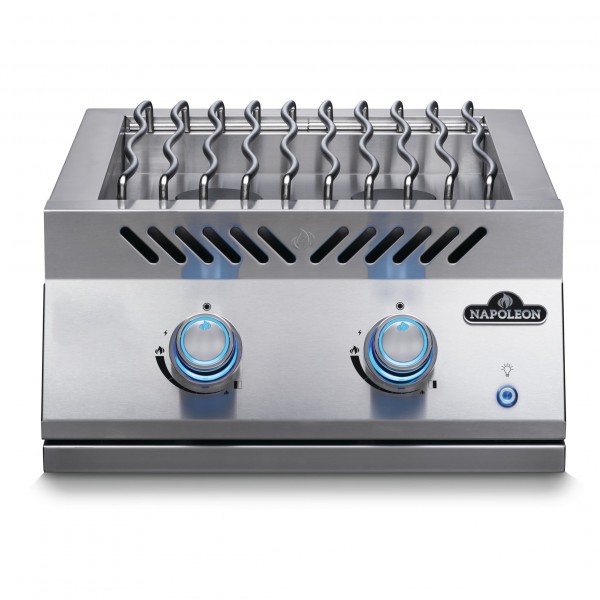 Купить Двойная конфорка для встраивания с крышкой из нержавеющей стали Napoleon - BIB18RTPSS в магазине Grill Point