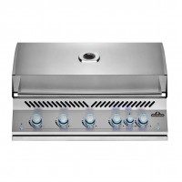 Вбудований газовий гриль Napoleon 700 Series 38, рожен у комплекті