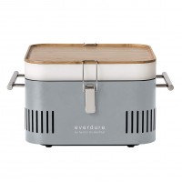 Переносний вугільний гриль Everdure Cube, сірий