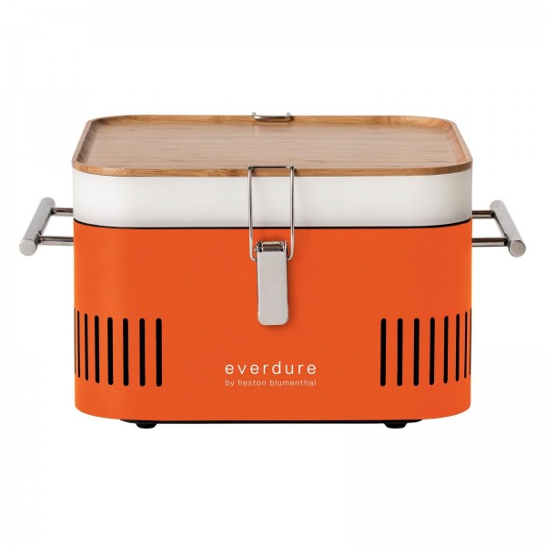 Купить Переносний вугільний гриль Everdure Cube, помаранчевий - Cube_O в магазине Grill Point