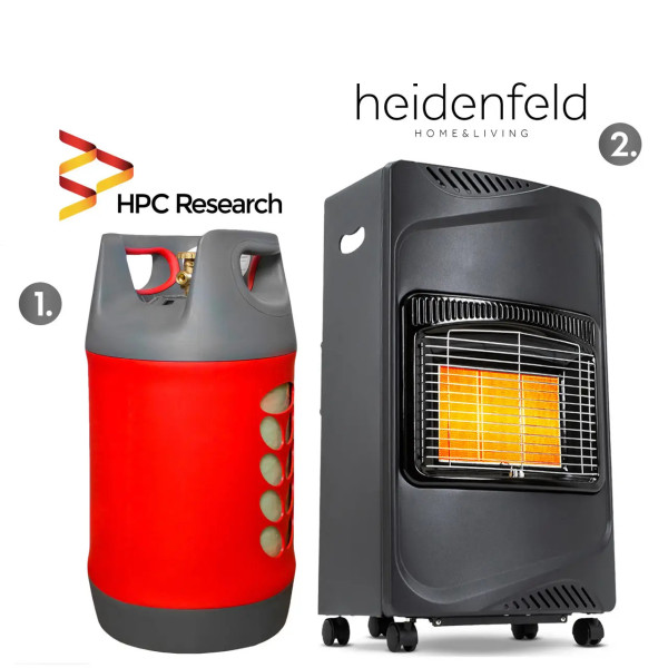 Купить Обогреватель HeidenfeОld Inferno GH100 + баллон HPCR 24,5л  - GH100K в магазине Grill Point