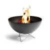 Дров'яний гриль- вогнище AHOS BIG SPHERE LOW 100 см зі столом, чорний - axos_big_sfera_wood фото_9 