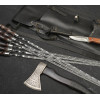 Набір шампурів "Вожак" в шкіряному кейсі 8 предметів, чорний - LC-029 фото_4 