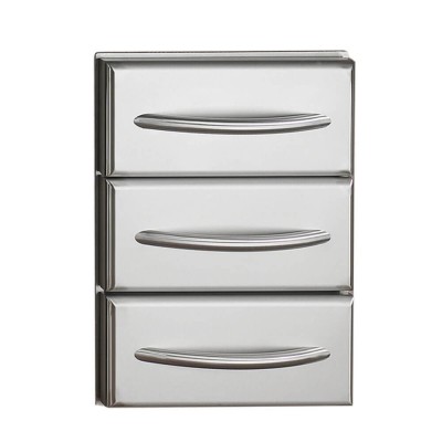 Вбудований шафа з 3-тя висувними полками з нержавіючої сталі