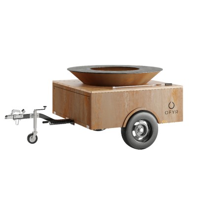 Гриль на дровах OFYR Trailer 01 Corten, прицеп