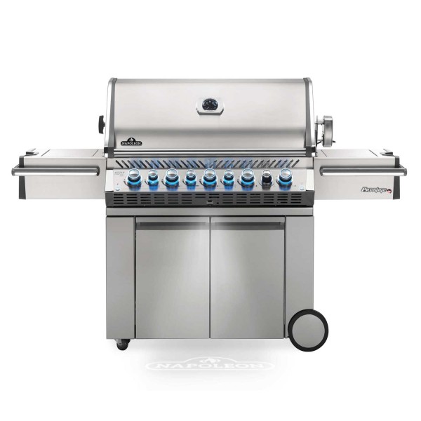 Купить Газовый гриль Napoleon Prestige PRO 665 с инфракрасной горелкой, вертелом - PRO665RSIBPSS-3 в магазине Grill Point