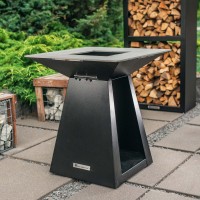 Дровяной гриль-очаг Quan Quadro Premium Medium Carbon 80 х 80 см