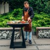Дровяной гриль-очаг Quan Quadro Premium Medium Carbon 80 х 80 см - QN91014 фото_4 