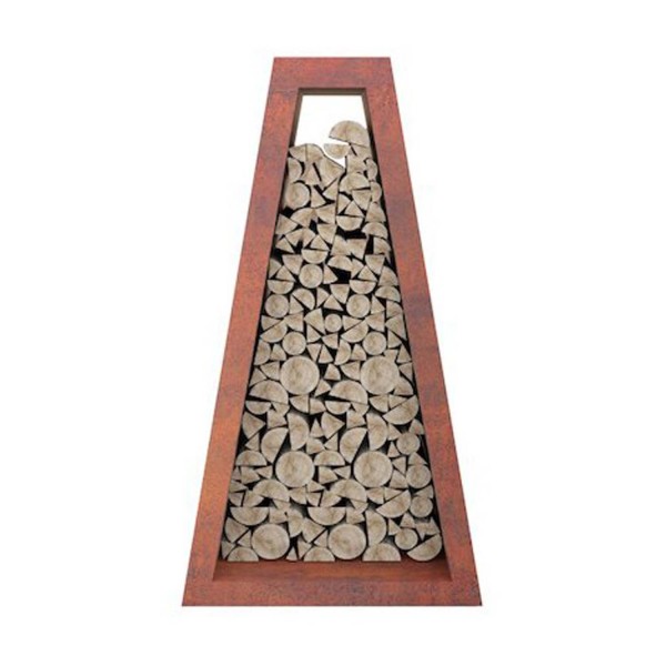 Стелаж для зберігання дров Quan Premium, іржавий - QN93124 Купить Стелаж для зберігання дров Quan Premium, іржавий - QN93124 в магазине Grill Point