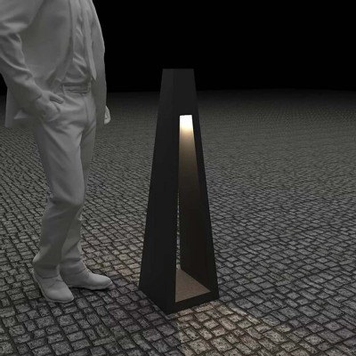 Світильник з внутрішнім освітленням Quan, чорний, 110 см