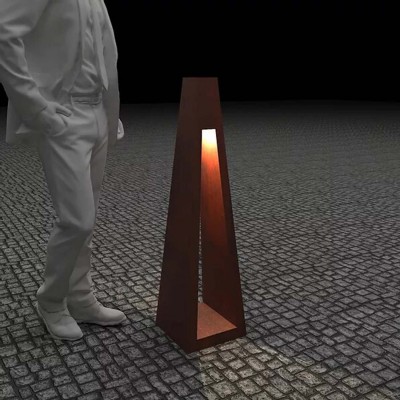 Світильник з внутрішнім освітленням Quan, коричневий, 110 см