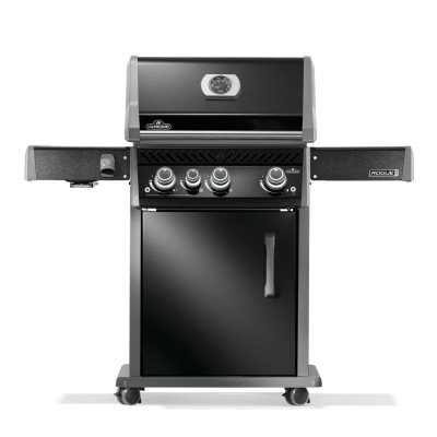 Газовый гриль Napoleon Rogue PRO 425 с боковой горелкой SIZZLE ZONE, черный