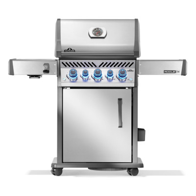 Газовый гриль Napoleon Rogue PRO-S 425, нержавеющая сталь, с боковой конфоркой SIZZLE ZONE, ВЕРТЕЛ В КОМПЛЕКТЕ