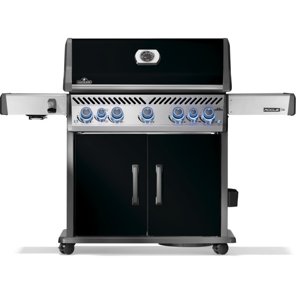 Купить Газовий гриль Rogue PRO-S 625, бічна конфорка SIZZLE ZONE, рожен в комплекті, чорний - RPS625RSIBPK-2 в магазине Grill Point