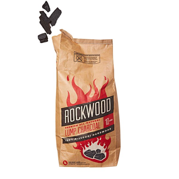 Купить Деревне американське вугілля для гриля Rockwood, 4,5 кг. - RW10 в магазине Grill Point