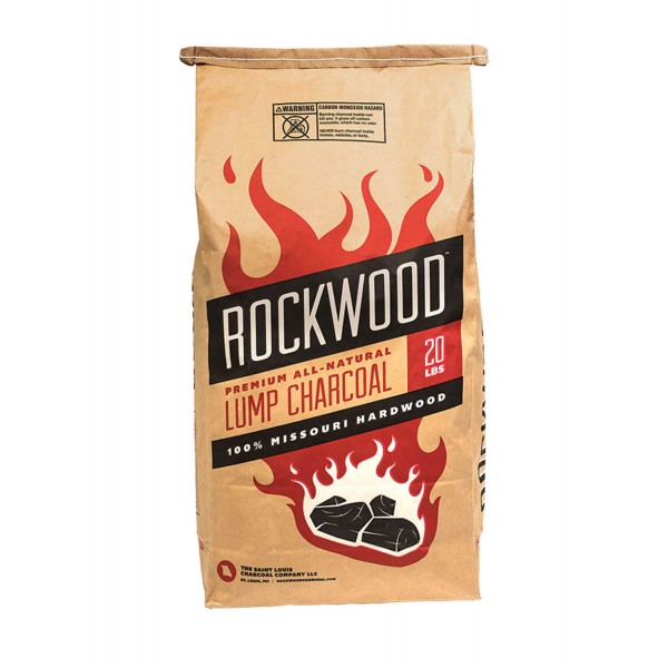 Купить Деревне американське вугілля для гриля Rockwood, 9,1 кг. - RW20 в магазине Grill Point