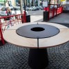 Сумний круглий стіл для барбекю мангала UNO +. - UNO_TABLE фото_2 