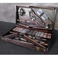 Подарунковий набір для мангалу в дерев'яному кейсі  Деллінг, 42 предмети