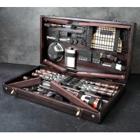 Подарунковий набір для мангалу в дерев'яному кейсі Форсеті, 34 предмети