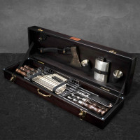 Подарочный набор для мангала в деревянном кейсе Снотра, 19 предметов