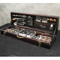 Подарунковий набір для мангалу в дерев'яному кейсі Ран, 37 предметів