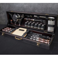 Подарунковий набір для мангалу в дерев'яному кейсі Альфгейм, 39 предметів