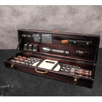 Набір для мангалу "Гермод" в дерев'яному кейсі 19 предметів