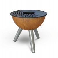 Гриль на дровах Ahos Bowl, ржавый