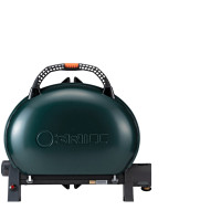 Портативный переносной газовый гриль O-GRILL 500, зеленый